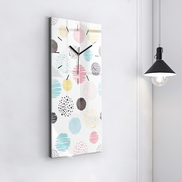 Orologio verticale Motivo geometrico