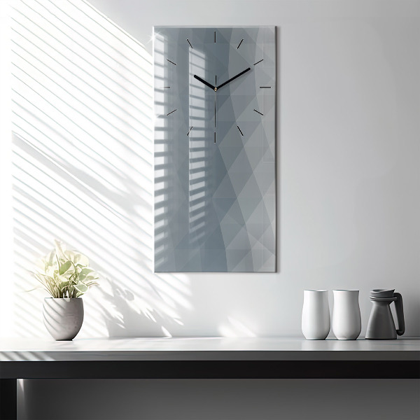 Orologio verticale Astrazione grigia