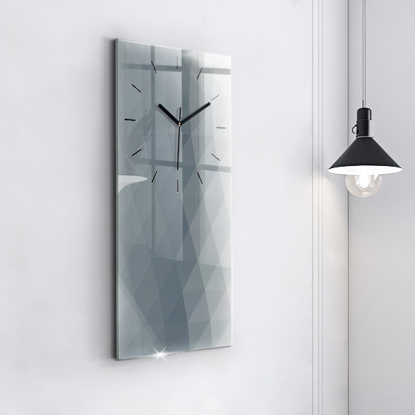 Orologio verticale Astrazione grigia
