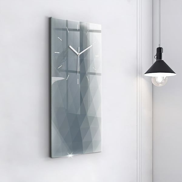 Orologio verticale Astrazione grigia