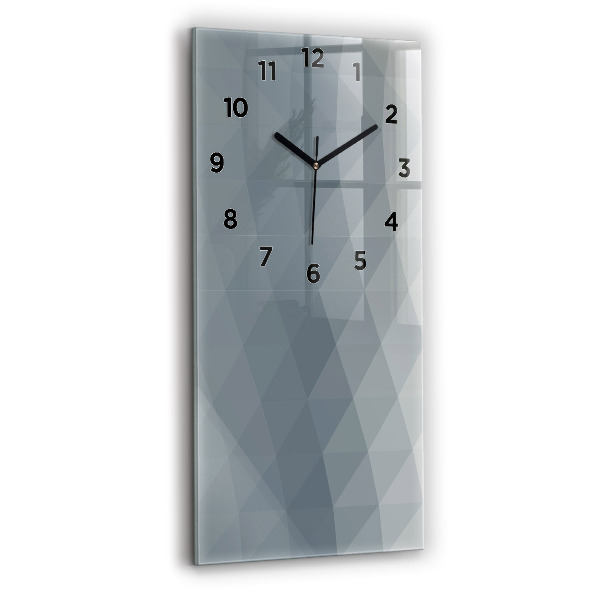 Orologio verticale Astrazione grigia