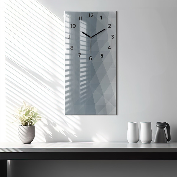 Orologio verticale Astrazione grigia