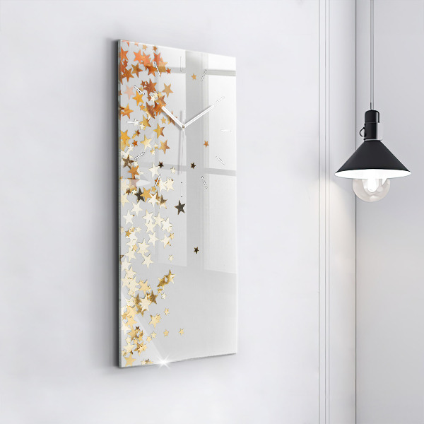 Orologio verticale Stelle su uno sfondo chiaro