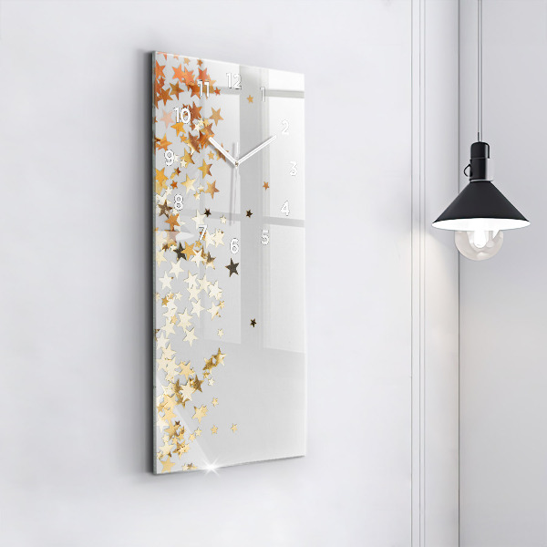 Orologio verticale Stelle su uno sfondo chiaro