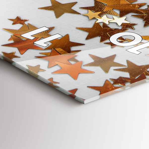 Orologio verticale Stelle su uno sfondo chiaro