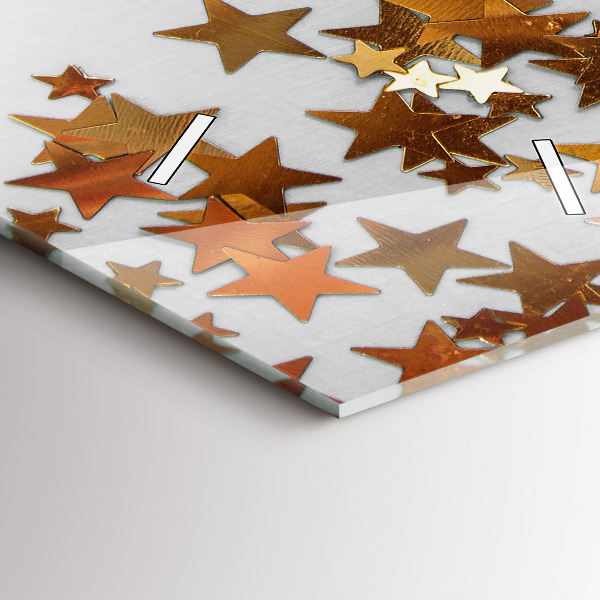 Orologio verticale Stelle su uno sfondo chiaro