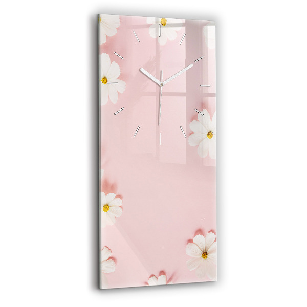 Orologio verticale Fiori di margherita