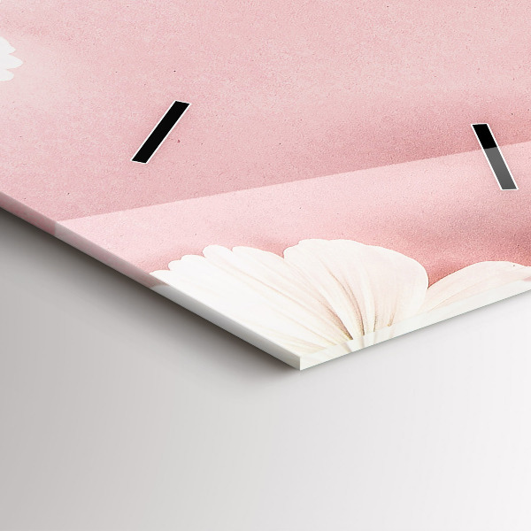 Orologio verticale Fiori di margherita