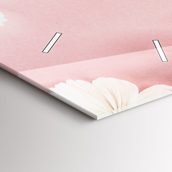 Orologio verticale Fiori di margherita