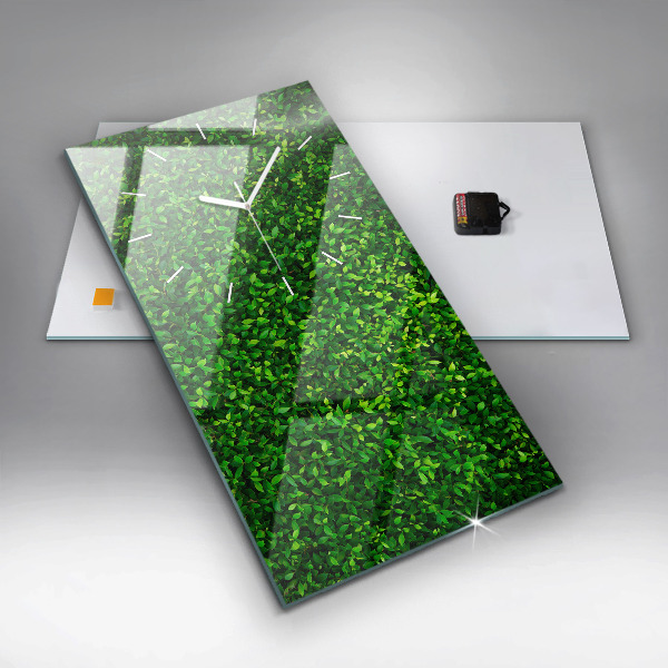 Orologio verticale Foglie di siepe