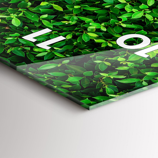 Orologio verticale Foglie di siepe