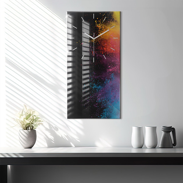 Orologio verticale Esplosione di colori