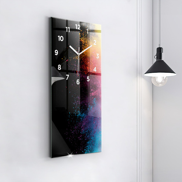 Orologio verticale Esplosione di colori