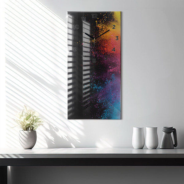 Orologio verticale Esplosione di colori