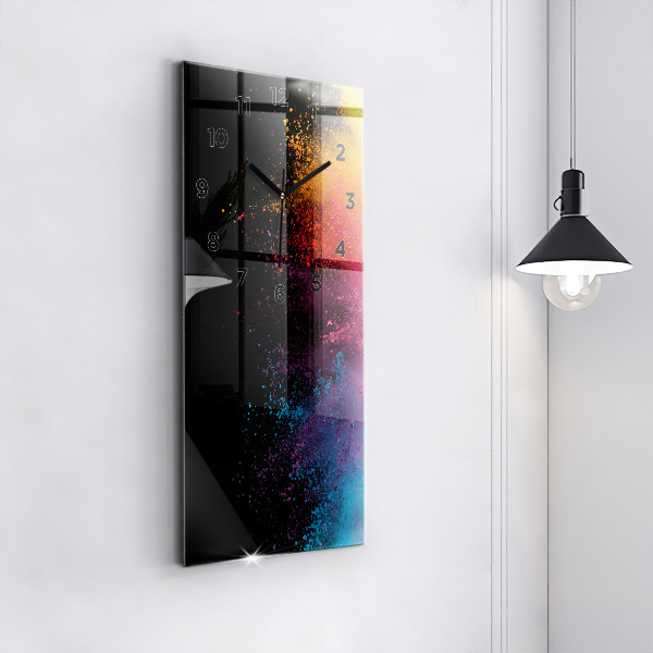 Orologio verticale Esplosione di colori