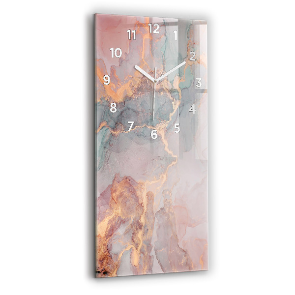 Orologio verticale Trama di marmo