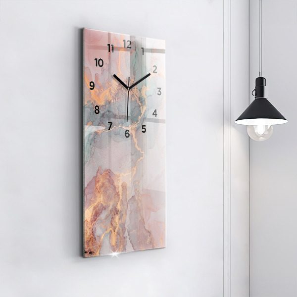 Orologio verticale Trama di marmo