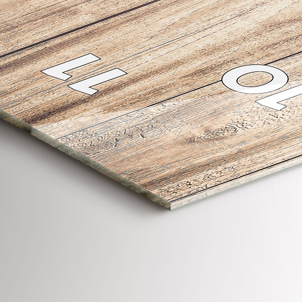 Orologio verticale Struttura in legno