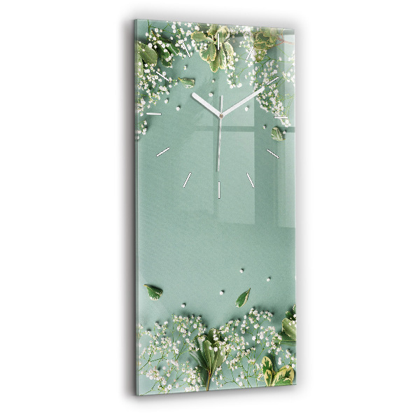 Orologio verticale Fiori delicati