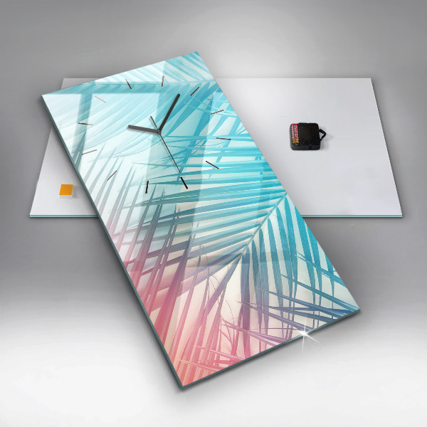 Orologio verticale Palma tropicale