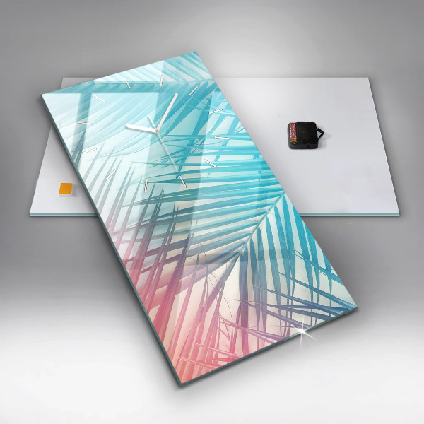 Orologio verticale Palma tropicale