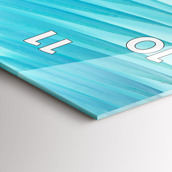 Orologio verticale Palma tropicale