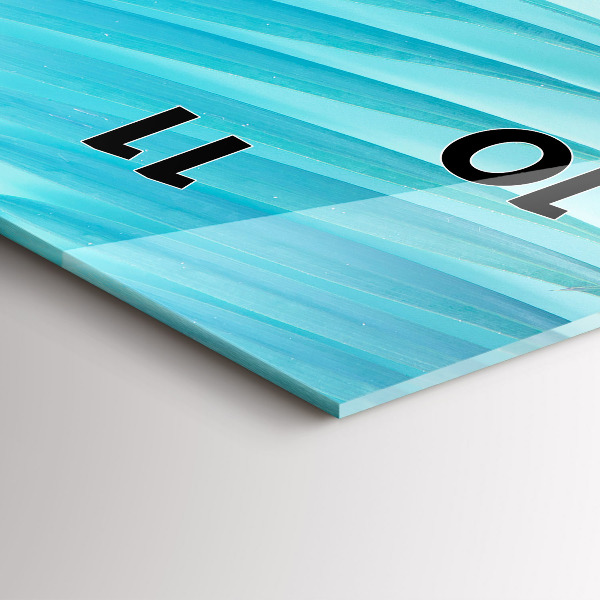 Orologio verticale Palma tropicale