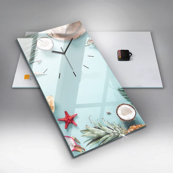 Orologio verticale Composizione estiva