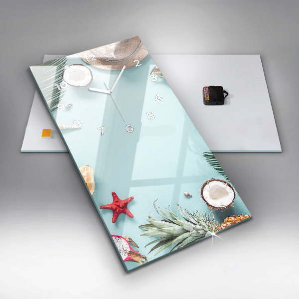 Orologio verticale Composizione estiva