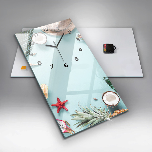 Orologio verticale Composizione estiva