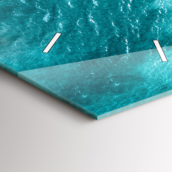 Orologio verticale gente spiaggia mare