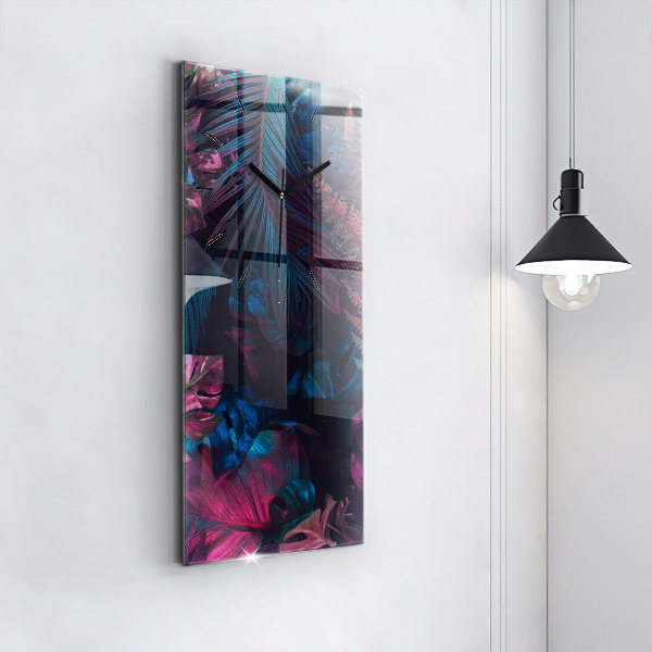 Orologio verticale Fiori esotici