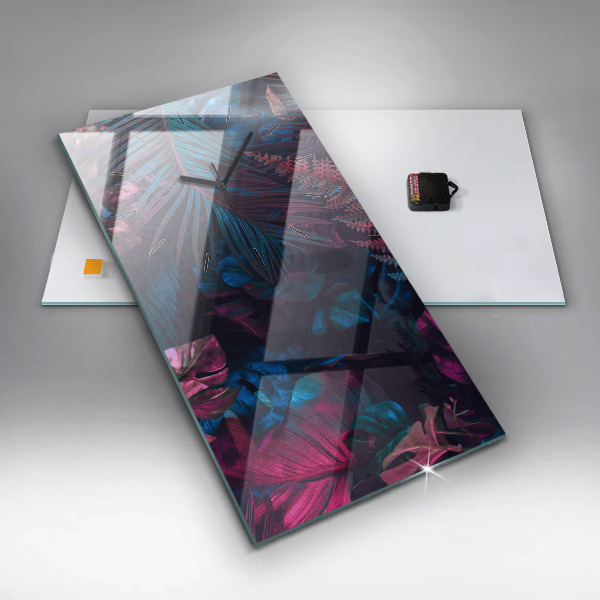 Orologio verticale Fiori esotici