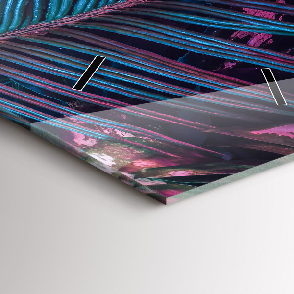 Orologio verticale Fiori esotici