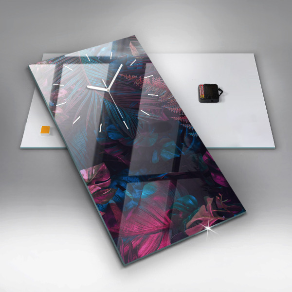 Orologio verticale Fiori esotici