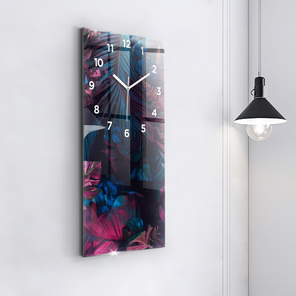 Orologio verticale Fiori esotici