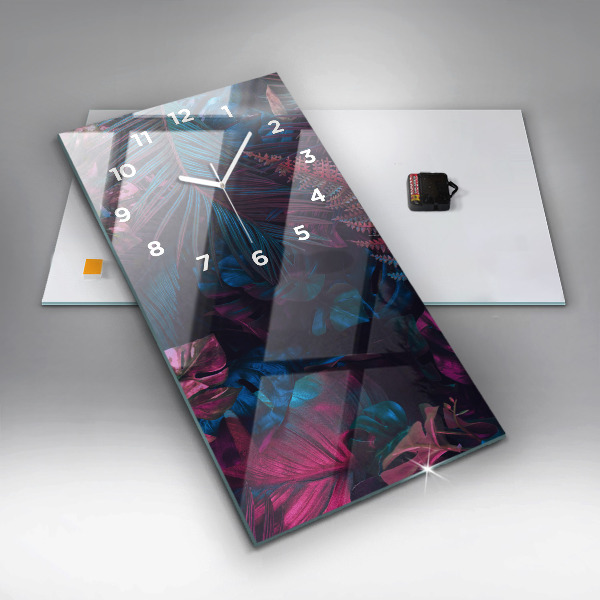 Orologio verticale Fiori esotici