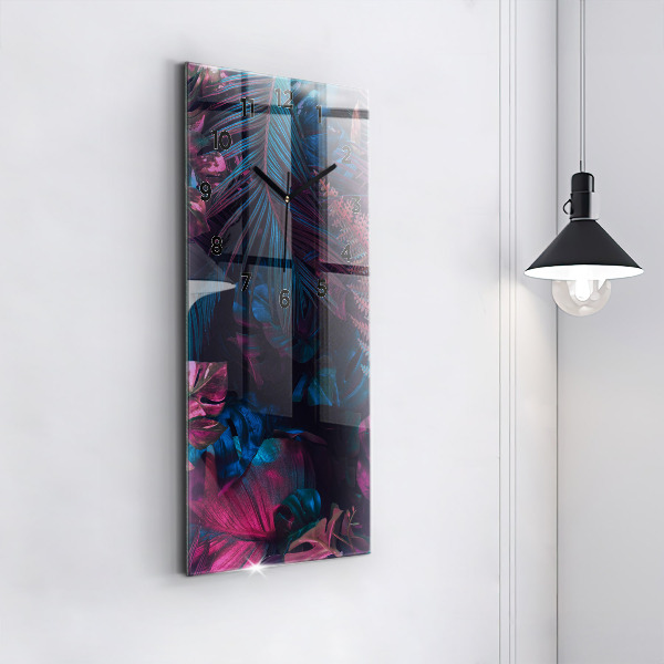 Orologio verticale Fiori esotici