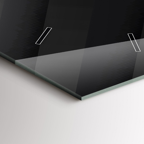 Orologio verticale Modello di parete scura