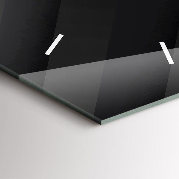 Orologio verticale Modello di parete scura