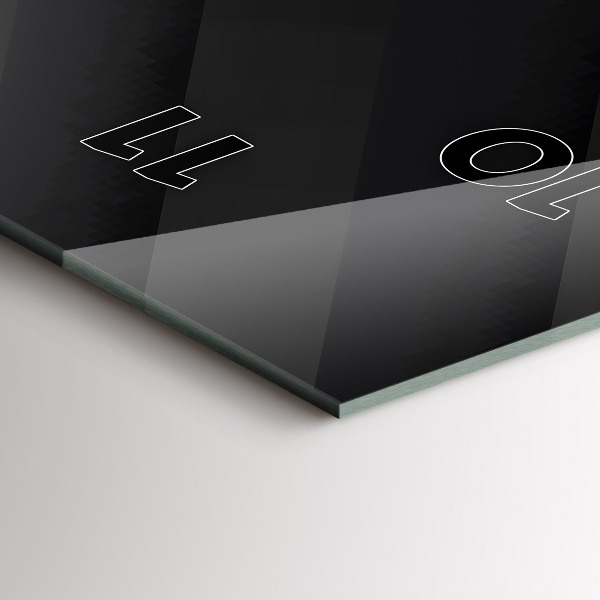 Orologio verticale Modello di parete scura