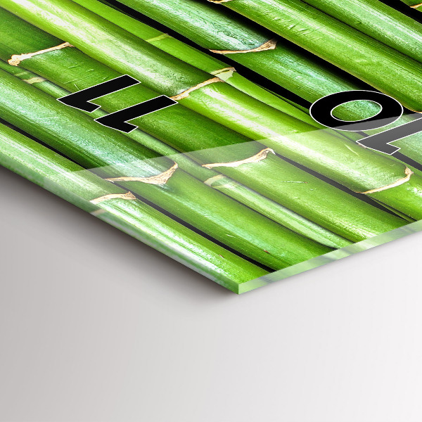 Orologio verticale Bambù asiatico