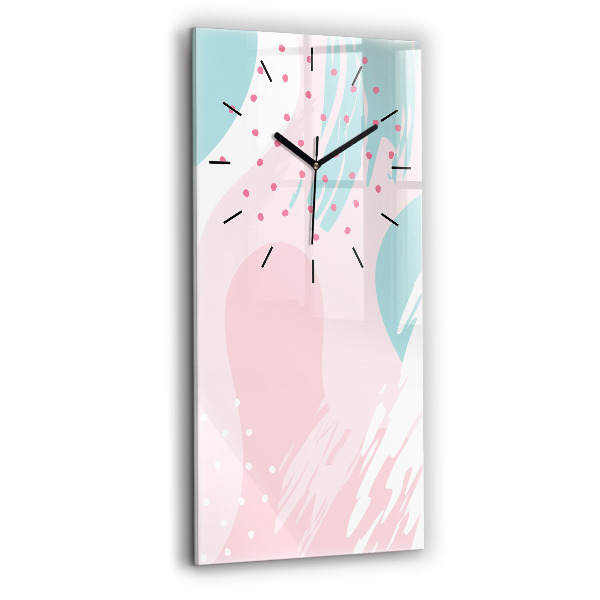 Orologio verticale Astrazione pastello