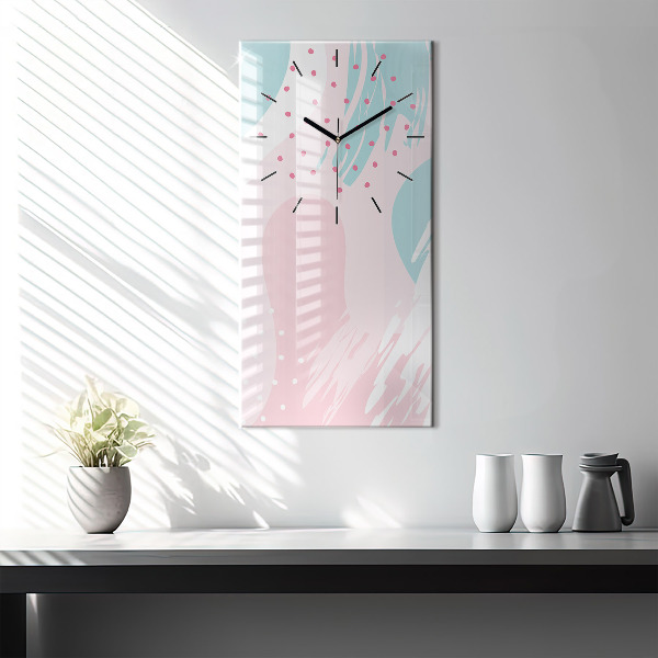 Orologio verticale Astrazione pastello