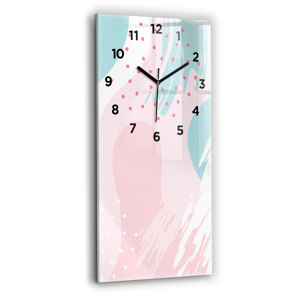 Orologio verticale Astrazione pastello