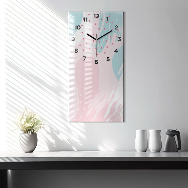 Orologio verticale Astrazione pastello