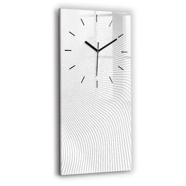 Orologio verticale Linee di astrazione