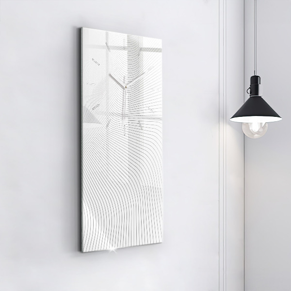 Orologio verticale Linee di astrazione