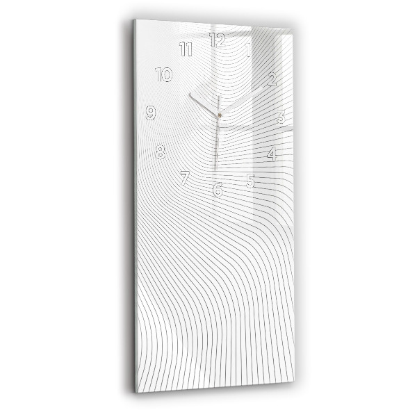 Orologio verticale Linee di astrazione