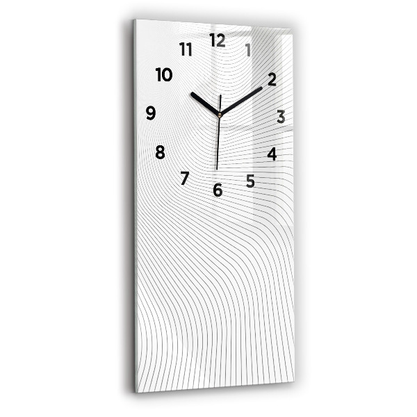 Orologio verticale Linee di astrazione